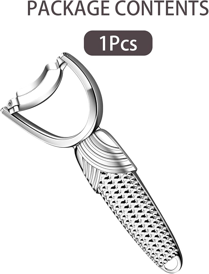Corn Planer Cutter with Stainless Steel Blade, Non-Slip Aluminum Alloy Handle, Perfect for Removing Corn Kernels from the Cob