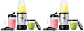 Magic Bullet Blender, Small, Silver, 11 Piece Set (Pack of 2)