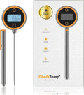 Pocket Pro 1-Second Instant Read Digital Meat Thermometer Rechargeable for Grilling, Food, BBQ, Kitchen Cooking, Oil Deep Frying & Candy (Iced Mango)