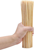 200PCS 12 inch Bamboo Skewers for BBQ,Appetizer,Kabob,Fruit,Cocktail,Chocolate Fountain,Grilling,Kitchen, Crafting and Party. More Size Choices 6"/8"/10"/12"/36"