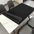 Dining Table Pad Protector - 44x64 Inch Waterproof Easy to Clean Can Conceal Flaws Protector The Table Top from Scratches Used for Dining (Black+Black 44x64)