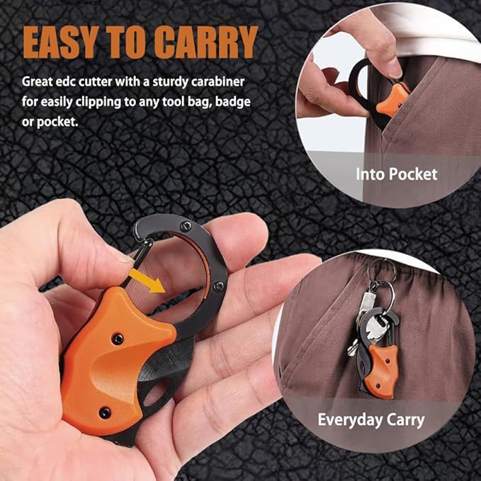 2 Pack Small Pocket Knife Fathers Mothers Dad Mom Day Gifts for Men Women from Daughter Wife Husband Son, EDC Knives Anniversary Birthday & Christmas Gifts for Him Her, Cool Gadgets Stocking Stuffers