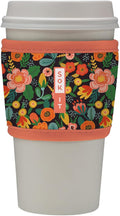 Sok It HotSok Coffee & Tea Reusable Insulated Neoprene Cup Sleeve (Floral Affair)