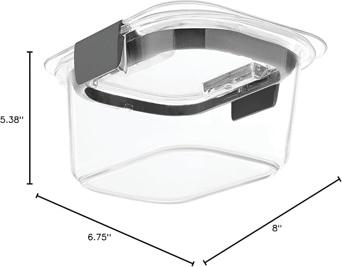 Rubbermaid Brilliance Leak-Proof Food Storage Containers with Airtight Lids
