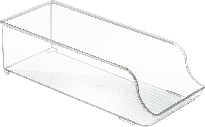 iDesign Soda Can Dispenser for Refrigerator or Pantry - Clear - Made in USA