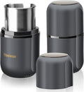 COOL KNIGHT Herb Grinder [large capacity/fast/Electric ]-Spice Herb Coffee Grinder with Pollen Catcher/- 7.5" (Grey)