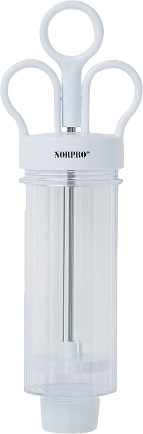 Norpro Cupcake Injector/Decorating Icing Set, 9-Piece Set, Stainless Steel, Multicolor