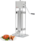 ALDKitchen Sausage Stuffer | Manual Control | 5L / 7L / 10L | Vertical Sausage Machine (7L)