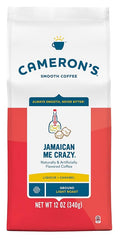 Cameron's Coffee Roasted Ground Coffee Bag, Flavored, Jamaican Me Crazy, 12 Ounce