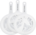 HIC Kitchen Ultra-Fine Mesh Strainers, Set Of 3 (100, 200, And 400 Mesh Count), For Filtering Juices, Nut Milks, Oils, And Sauces
