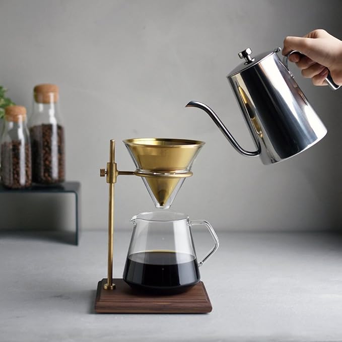 KINTO SCS-S02 27592 Coffee Server, 4 Cups, Graduated, Heat-resistant Glass, Gift Present