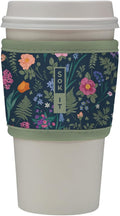 Sok It HotSok Coffee & Tea Reusable Insulated Neoprene Cup Sleeve (Spring Noir)