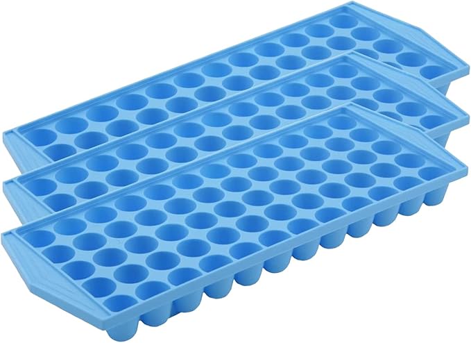 Arrow Mini Ice Cube Trays, 3pk - Durable, Break-Resistant Ice Trays for Freezer - BPA-Free Ice Cube Trays Smaller Cubes Great for Sports Bottles, Blenders, Cocktails and More - 60 Mini Cubes/Ice Tray