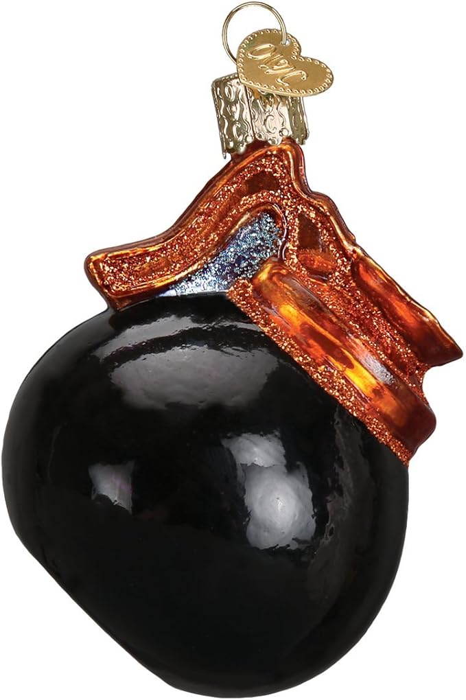 Old World Christmas Coffee Pot Glass Blown Ornament for Christmas Tree, Handcrafted Holiday Decoration, Coffee Collection