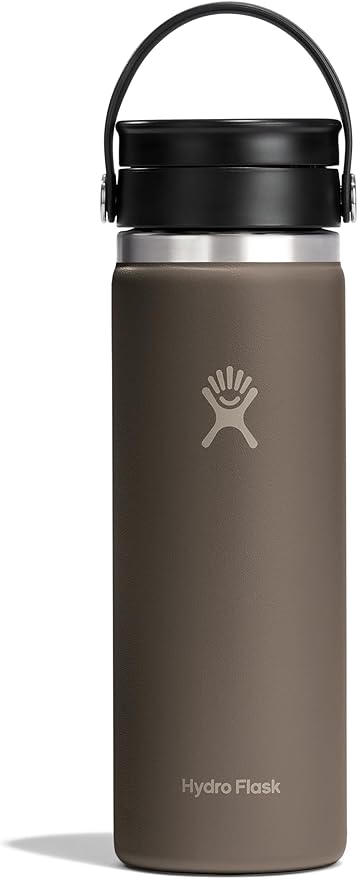 Hydro Flask Flex Sip Coffee Tumbler – Insulated Stainless Steel, Non Spill, Leak Proof Travel Coffee Cup 20 Oz Sandpiper