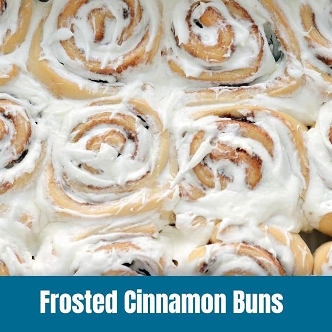Door County Coffee Frosted Cinnamon Buns Flavored Ground - 10 Count Single Serve Cups - Medium Roast - 100% Specialty Arabica - Flavored Gourmet - Sweet Cinnamon Flavored