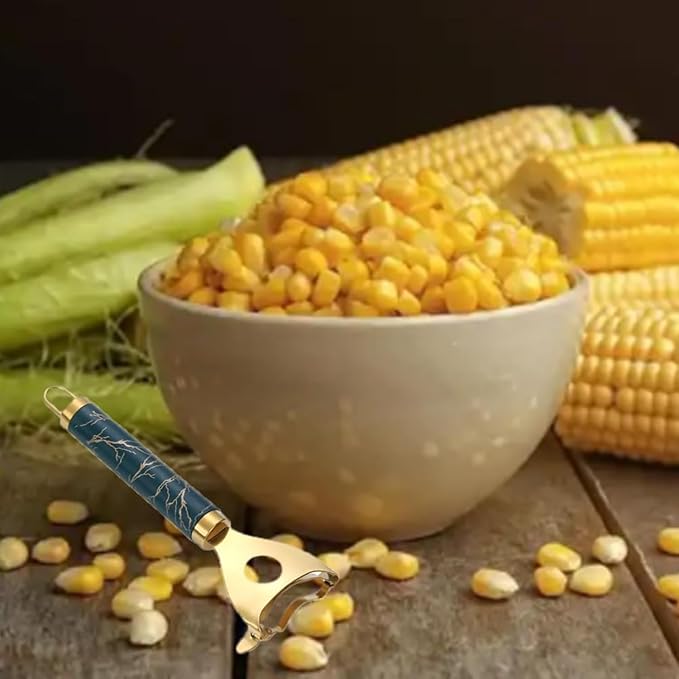 Cobb Gobbler corn peeler, 2025 New Cobb Gobbler Corn Peeler，Cobb Gobbler grain thresher, labor-saving and fast Cobb Gobbler labor-saving corn peeler, corn cob peeling tool (Silver(2Pcs))