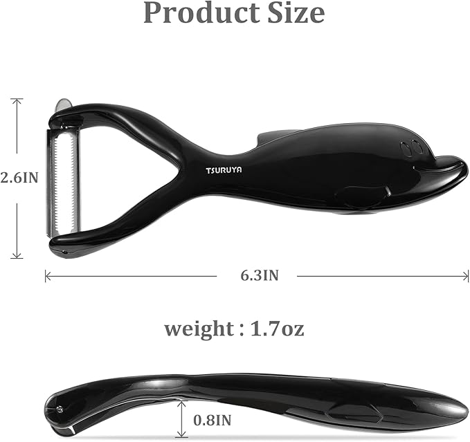 Potato Peelers with Eye Remover - Ultra Sharp Kitchen Peelers for Veggie, Fruit, Dishwasher Safe