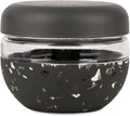 W&P Porter Seal Tight Glass Food Storage Container with Lid, Terrazzo Charcoal 16oz, Leak & Spill Proof Meal Prep Container, Microwave & Dishwasher Safe, Borosilicate Glass
