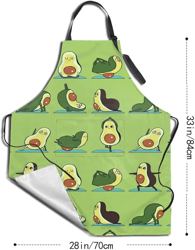 Men Women Apron, Adjustable Neck with 2 Pockets - Chef Apron for Cooking - Mom Dad Gift for Christmas, Birthday