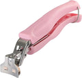 Stainless Steel Anti-Scalding Hot Bowl Dish Plate Gripper Clips Tongs Clamp Holder for Moving Hot Plate or Bowls with Food Out from Instant Pot Microwave Oven (1, Pink)