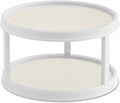Copco Non-Skid 2 Tier Turntable, 12 inch, Cream