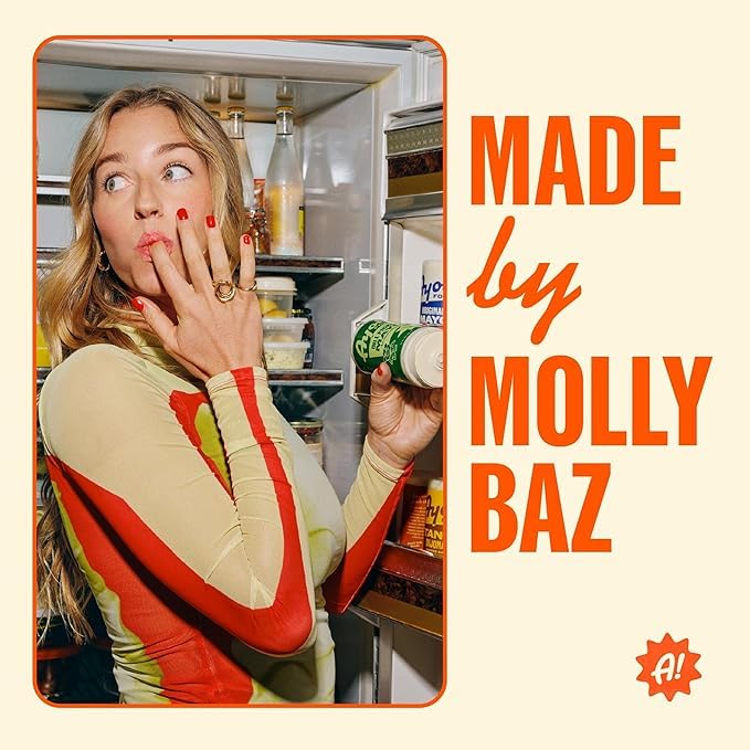 Ayoh Foods, Mayo Gone Wild, Made by Molly Baz - Easy to Squeeze, Perfect for; Sandwiches, Burgers, Fries, Nuggets, Wraps & Dips (1 Pack, Tangy Dijonayo)