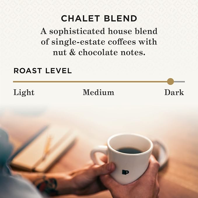 Peet's Coffee, Dark Roast Keurig K-Cup Pods - Chalet Blend 60 Count (1 Box of 60 K-Cup Pods)