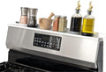 StoveShelf 30" Length White Magnetic Shelf for Kitchen Stove - Kitchen Storage Solution with Zero Installation - Over Stove Spice Rack Organizer