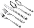 New Star Foodservice Bead Pattern, Stainless Steel, 60-Piece Flatware Set