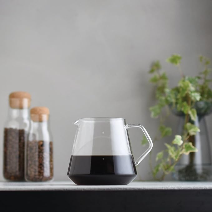 KINTO SCS-S02 27592 Coffee Server, 4 Cups, Graduated, Heat-resistant Glass, Gift Present