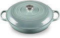 Le Creuset Enameled Cast Iron Signature Braiser, 5 qt., Sea Salt