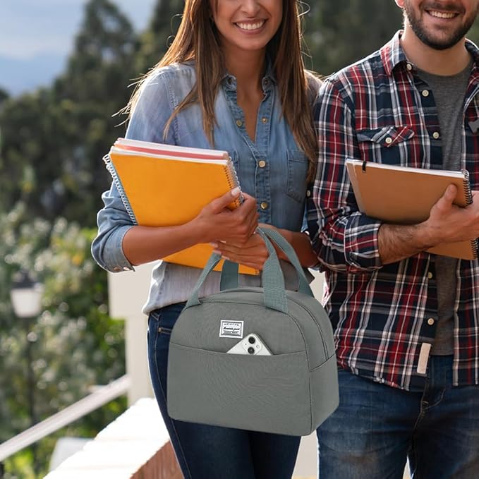 lunch bag women & men,Insulated Cooler Lunch Box Adult Water Resistant Lunch tote bag Shoulder strap not included