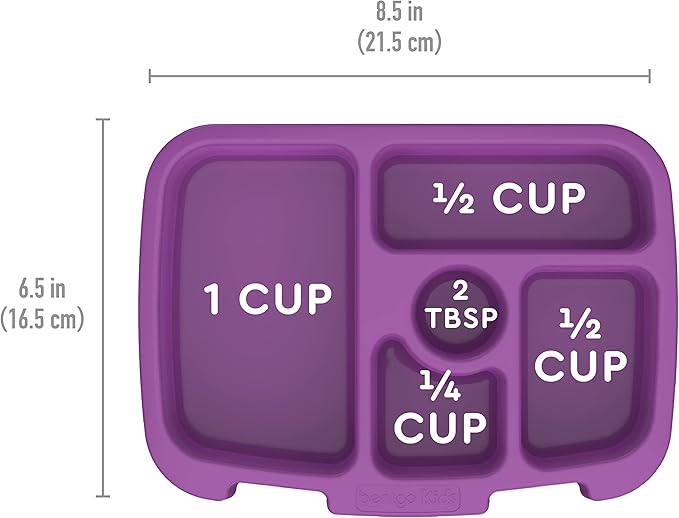 Bentgo Kids Tray with Transparent Cover (Purple)