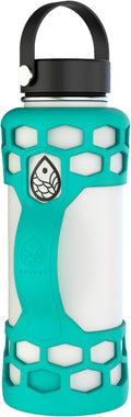 REUZBL Silicone Boot Sleeve Protector with Handle – Compatible with Hydro Flask 40oz, 32oz, 24oz, 21oz – Protective Bottle Bumper for Stainless Steel Water Bottles