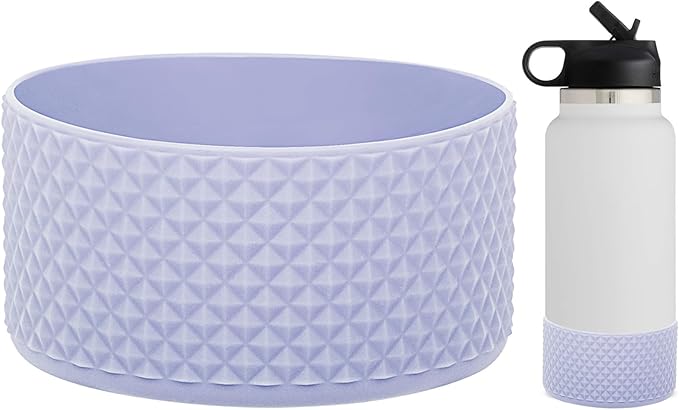 WK IEASON Protective Silicone Base Boot for Hydro Flask Mouth, Anti-Slip Silicone Sleeve Cover Bumper for Hydro Water Bottle Accessories -3.56inch Bottom Diameter
