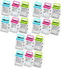 PRETYZOOM 18pcs Stainless Cheese Grater Fine Grater Slicer Vegetable Slicer Easy Peel