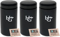 Herb Guard - 2 Oz Airtight Container & Smell Proof Jar (1 Liter) Humidity Pack Keeps Herbs Fresh for Months [3 Pack]