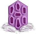 Genuine Fred CRYSTAL ICE TRAY, Silicone Ice Tray, Purple, 7.6 x 5 x 1.4 inches