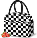 DALINDA Lunch Bag Lunch Box for Women Men Reusable Insulated Lunch Tote Bag,Leakproof Thermal Cooler Sack Food Handbags Case High Capacity for Travel Work Picnic Beach- Square