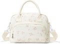 Insulated Lunch Bag for Women Men Large Reusable Lunch Box Adult Leakproof Portable Cooler Tote Bags for Work Picnic Peach Blossom