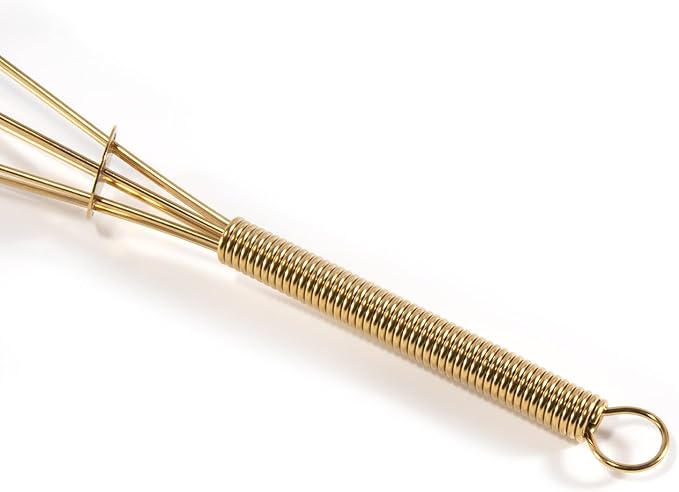 GEPOR Mini Whisks 5 inch 4Pcs Gold