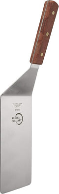 Mercer Culinary Praxis Rosewood Handle Heavy Duty Turner,Brown, 8" x 4"