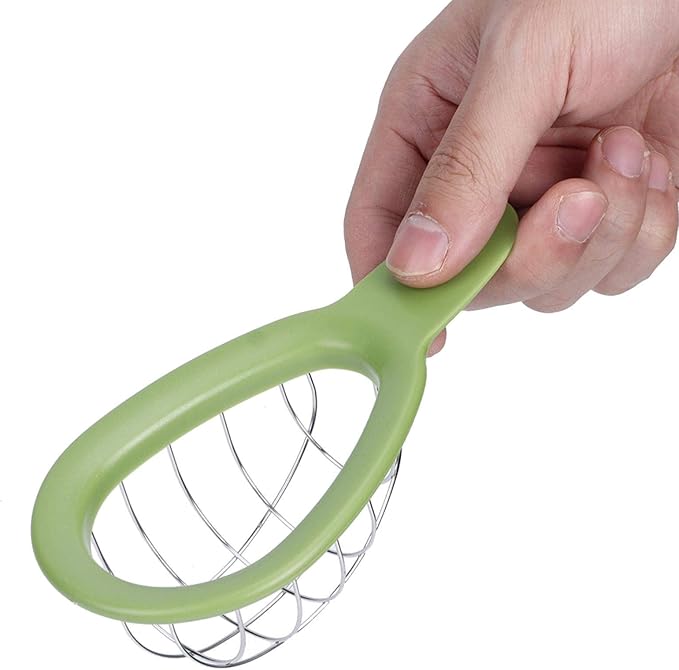 Avocado Cuber Tool, Stainless Steel Avocado Slicer Cutter Salad Tools Kitchen Gadget