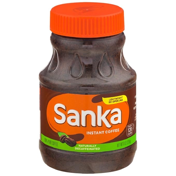 Sanka Decaf Instant Coffee, 8 oz Jar