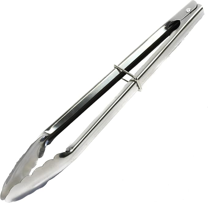 Chef Craft Select Serving Tong, 12 Inch, Stainless Steel