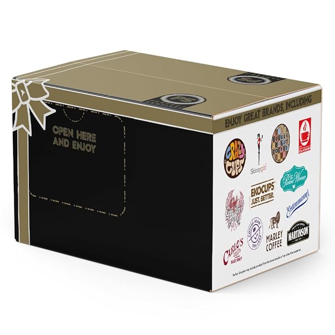 Perfect Samplers Hazelnut Coffee Pods Variety Pack, Medium Roast, Assorted Hazelnut Coffee Pods, 50 Count for Keurig K-Cup Machines