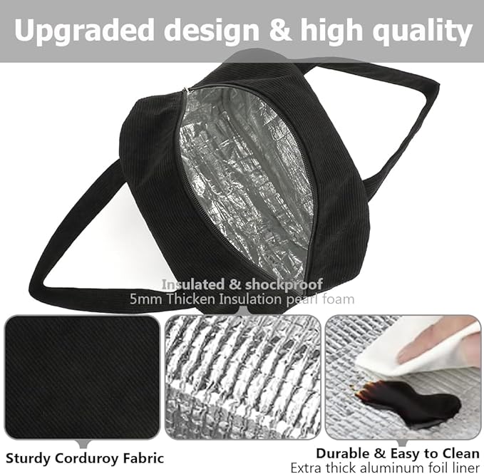 lunch bag women & men,Insulated Cooler Lunch Box Adult Water Resistant Lunch tote bag Shoulder strap not included