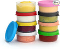 Condiment Cups Containers with Lids- 8 pk. 1.3 oz.Salad Dressing Container to go Small Food Storage Containers with Lids- Sauce Cups Leak proof Reusable Plastic BPA free for Lunch Box Picnic Travel