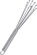 Restaurantware-German Standard 10.6 Inch Ball Whisks, 24 Dishwashable Kitchen Whisks - Ergonomic Handle, Durable, Stainless Steel Manual Egg Beater, Suitable For Whisking, Stirring, Mixing, Beating